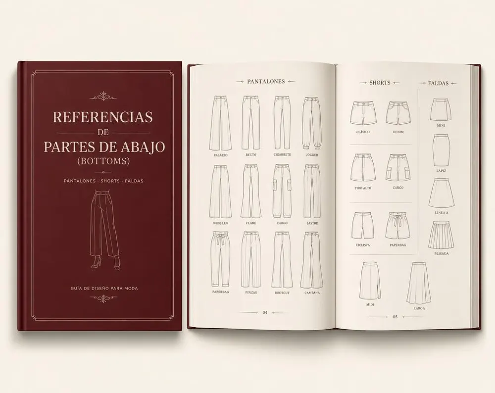 Referencias de Partes de Abajo (Bottoms) — 60 referencias